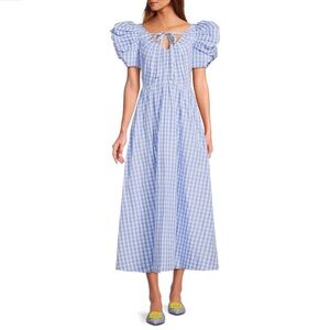 Antonio Melani Gingham Maxi Dress